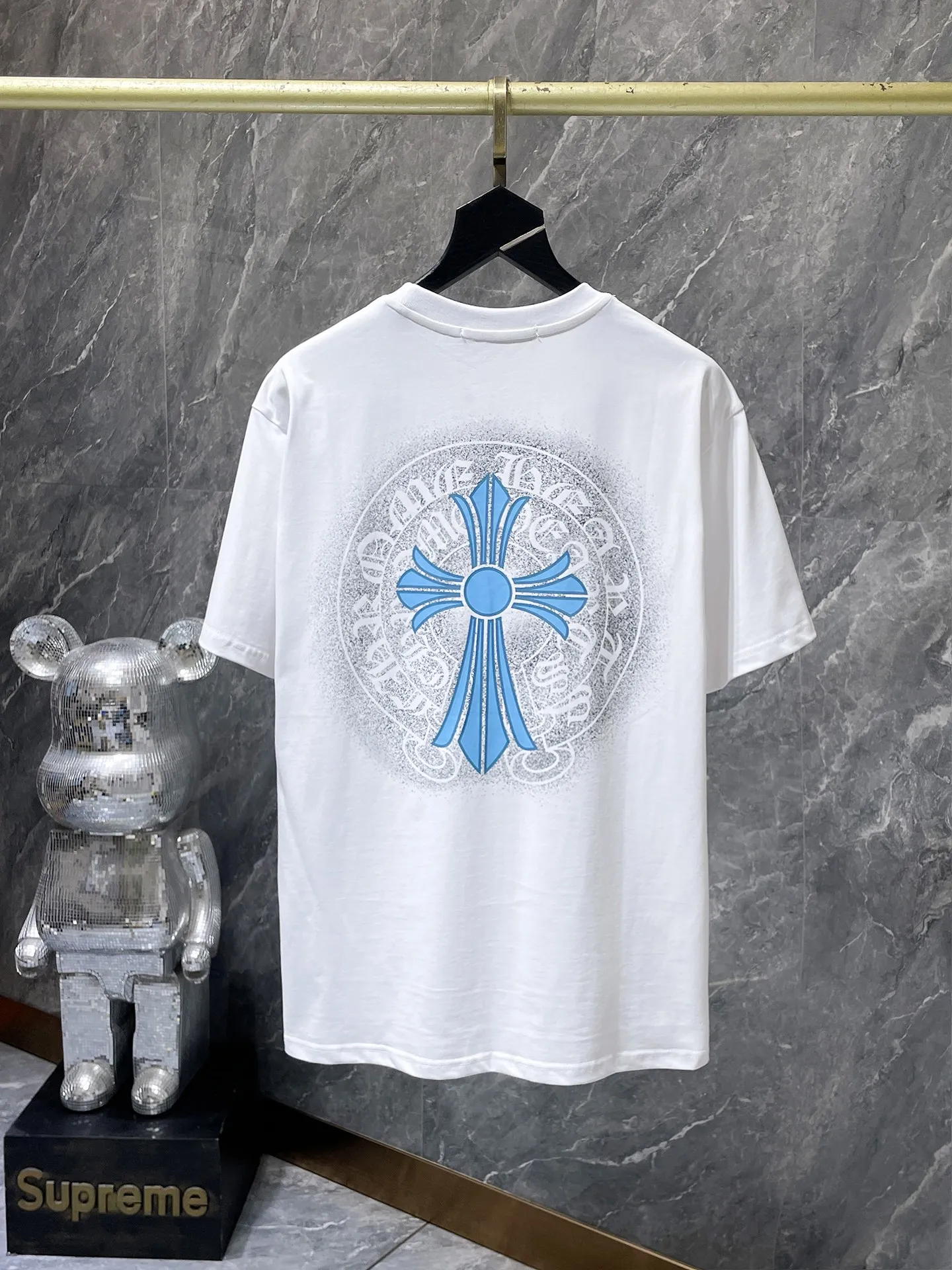 P146 New Chrome Hearts 25ss high-end version for summer! ! High-weight, environmentally friendly and high-quality top-quality fabrics 280g Crota Contrast Color Hand-stitched Button Short Sleeves Counter Synchronization 1:1 Replica Version Recommended Color: Black White Size: S, M, L, XL